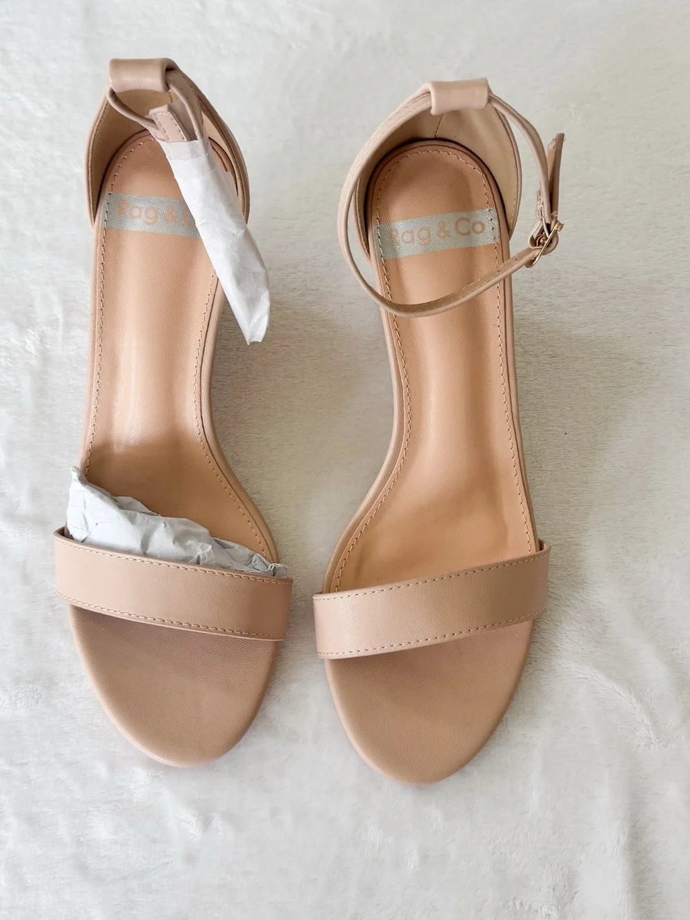 RAG & CO POBORA WEDGE SANDALS size 8